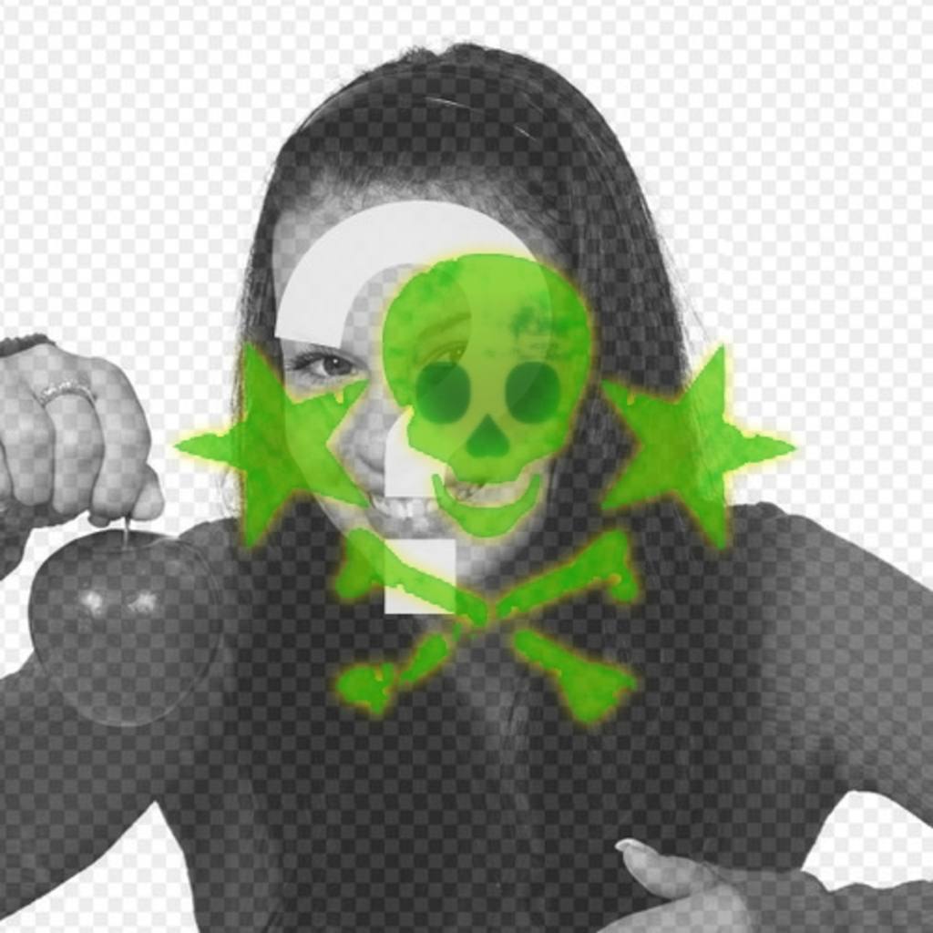 Personaliza tu avatar de facebook añadiendo una calavera verde ..